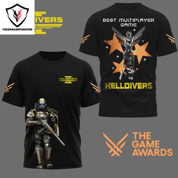 Helldivers 2 Best Multiplayer Game 3D T-Shirt