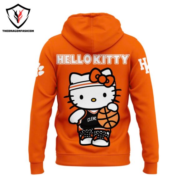 Hello Kitty x Clemson Tigers Hoodie – Orange