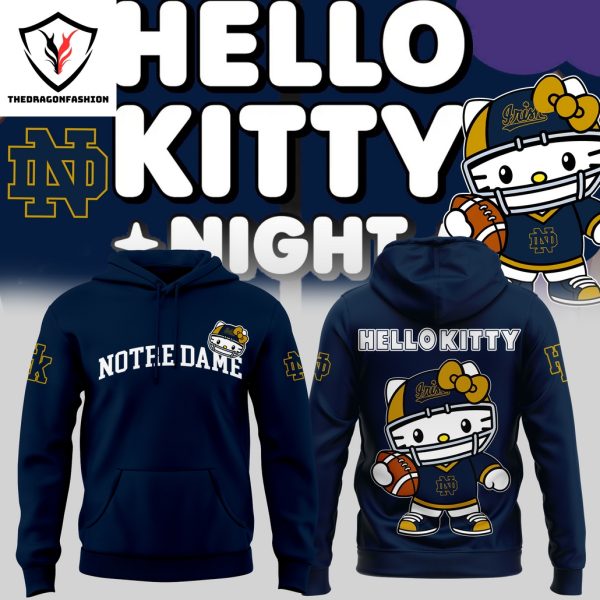 Hello Kitty x Notre Dame Fighting Irish Football Hoodie