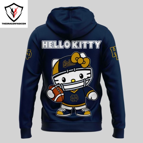 Hello Kitty x Notre Dame Fighting Irish Football Hoodie