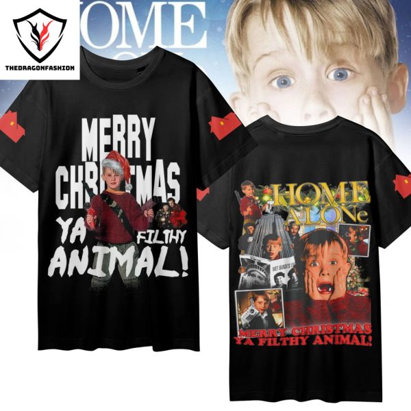 Home Alone Merry Christmas Ya Filthy Animal 3D T-Shirt