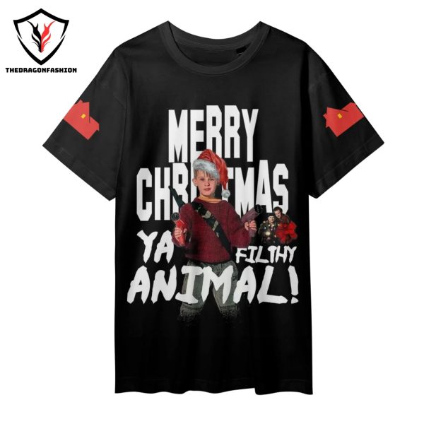 Home Alone Merry Christmas Ya Filthy Animal 3D T-Shirt