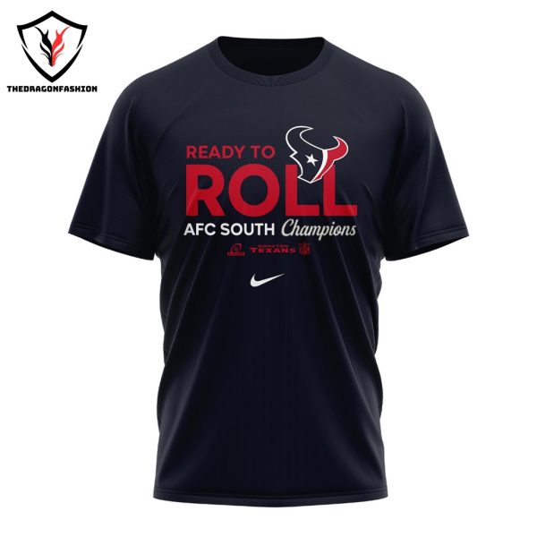 Houston Texans 2024 AFC South Division Champions 3D T-Shirt