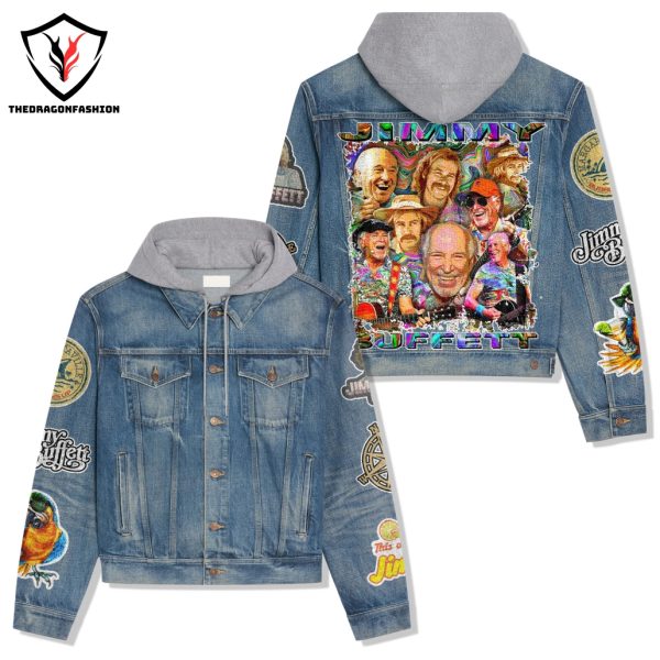 Jimmy Buffett Hooded Denim Jacket