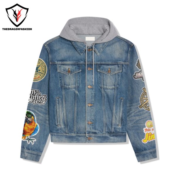 Jimmy Buffett Hooded Denim Jacket