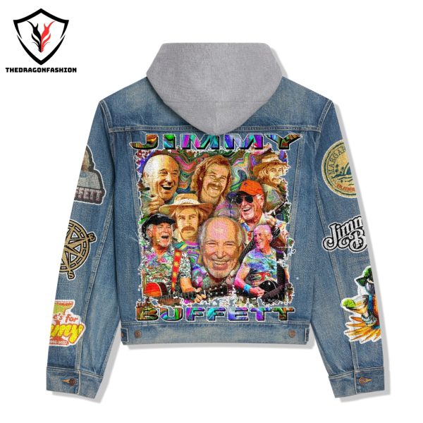 Jimmy Buffett Hooded Denim Jacket