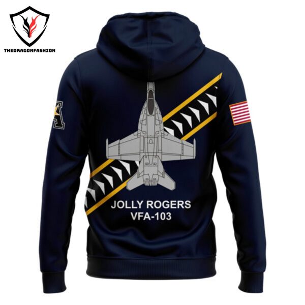 Jolly Rogers Navy Midshipmen Football Design Hoodie