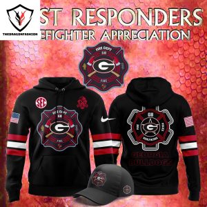 Georgia Bulldogs Football X 2024 Firefighter Appreciation Night Hoodie