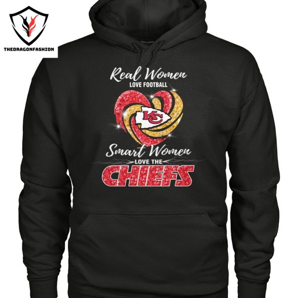 Kansas City Chiefs – Real Women Love Football Smart Women Love The Chiefs Unisex T-Shirt