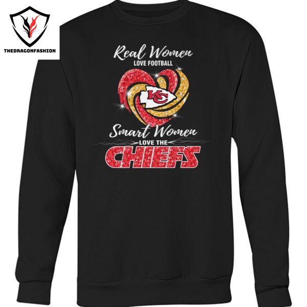 Kansas City Chiefs – Real Women Love Football Smart Women Love The Chiefs Unisex T-Shirt