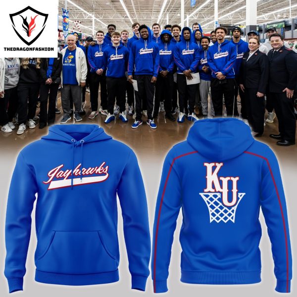 Kansas Jayhawks Basketball Hoodie – Blue