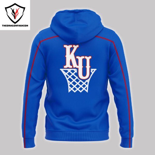 Kansas Jayhawks Basketball Hoodie – Blue