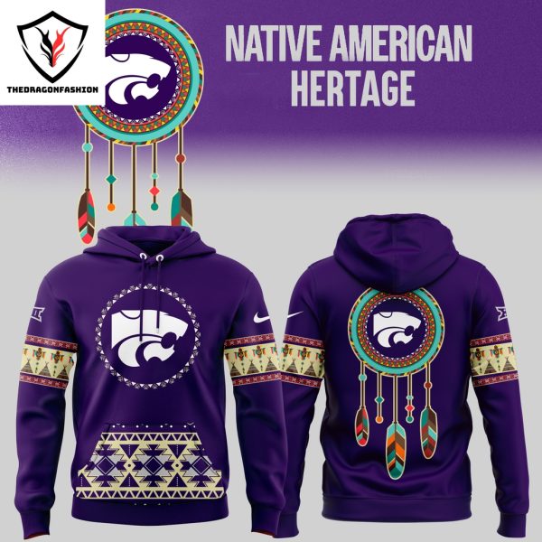 Kansas State Wildcats Football Native American Heritage Hoodie