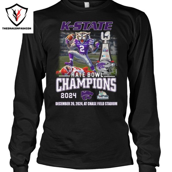 Kansas State Wildcats Rate Bowl Champions 2024 Unisex T-Shirt