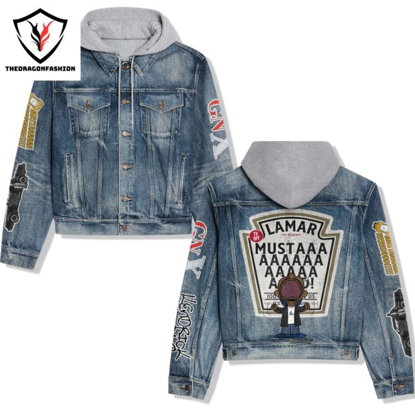 Kendrick Lamar Musta Hooded Denim Jacket