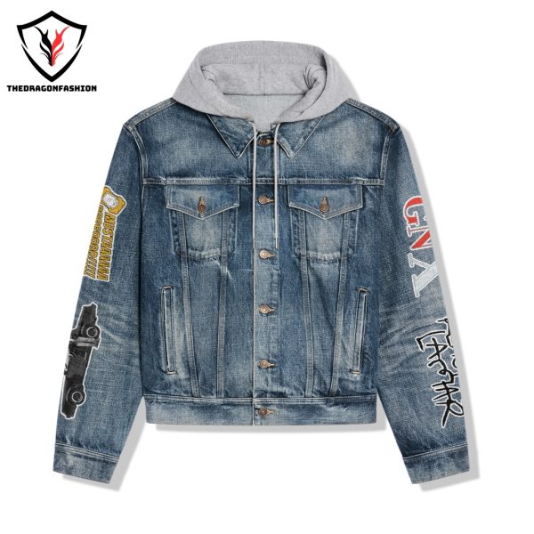 Kendrick Lamar Musta Hooded Denim Jacket