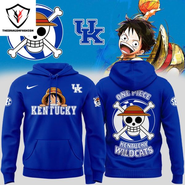 Kentucky Wildcats Basketball x One Piece Night Hoodie