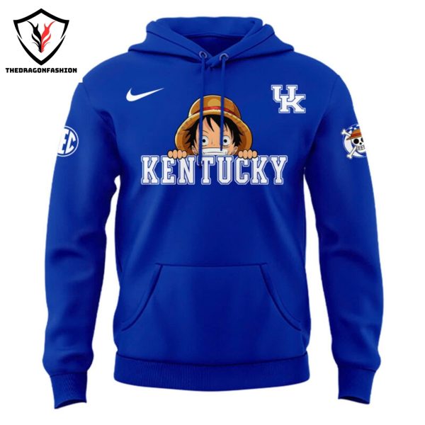 Kentucky Wildcats Basketball x One Piece Night Hoodie