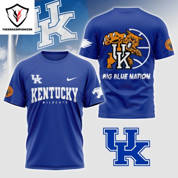 Kentucky Wildcats Big Blue Nation 3D T-Shirt