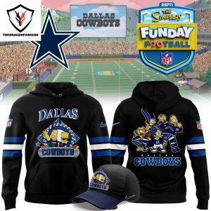 Dallas Cowboys x The Simpson Funday Football Hoodie