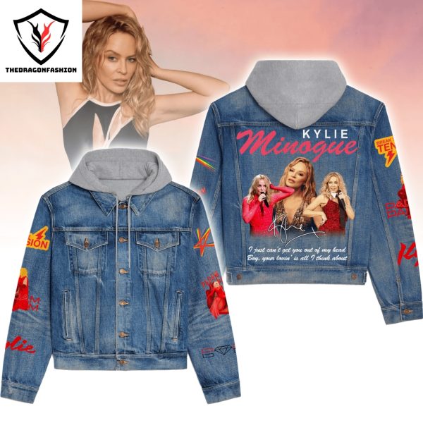 Kylie Minogue I Just Cant Get You Out Of My Head Signature Hooded Denim Jacket