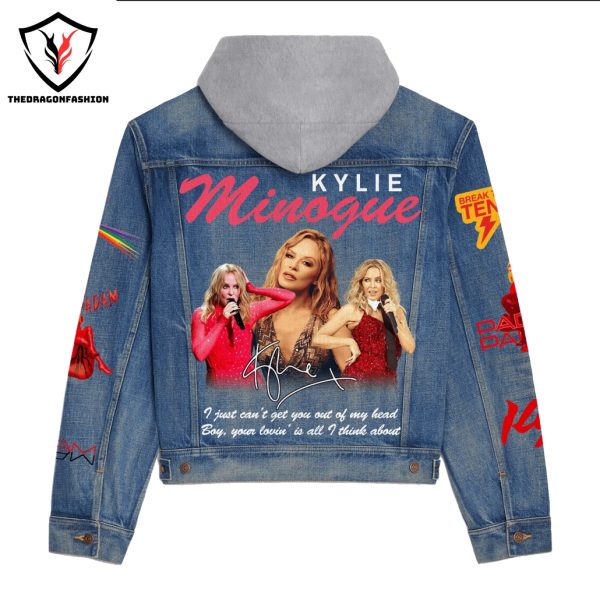 Kylie Minogue I Just Cant Get You Out Of My Head Signature Hooded Denim Jacket