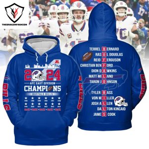 2024 Afc East Division Champions Buffalo Bills Hoodie