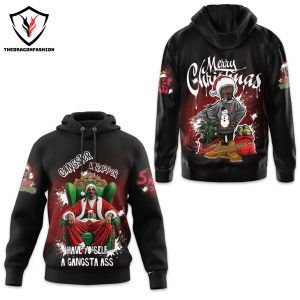 Snoop Dogg Gangster Wrapper Merry Christmas Hoodie