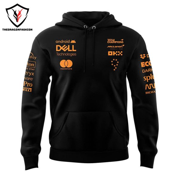 McLaren Formula 1 Team 2024 Champions Design Hoodie – Black