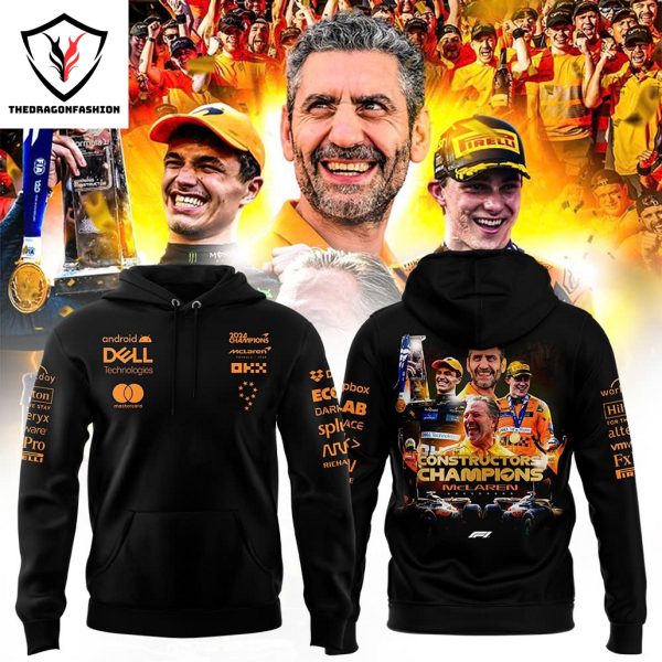 McLaren Formula 1 Team 2024 Champions Hoodie – Black