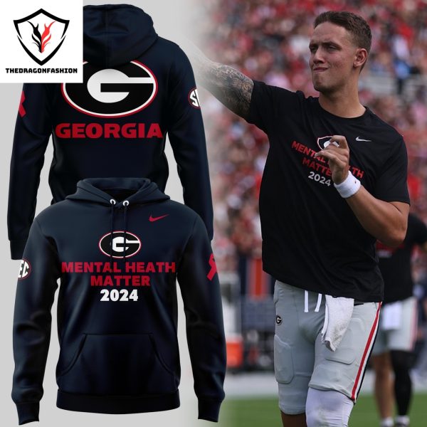 Mental Health Matter Georgia Bulldogs 2024 Hoodie