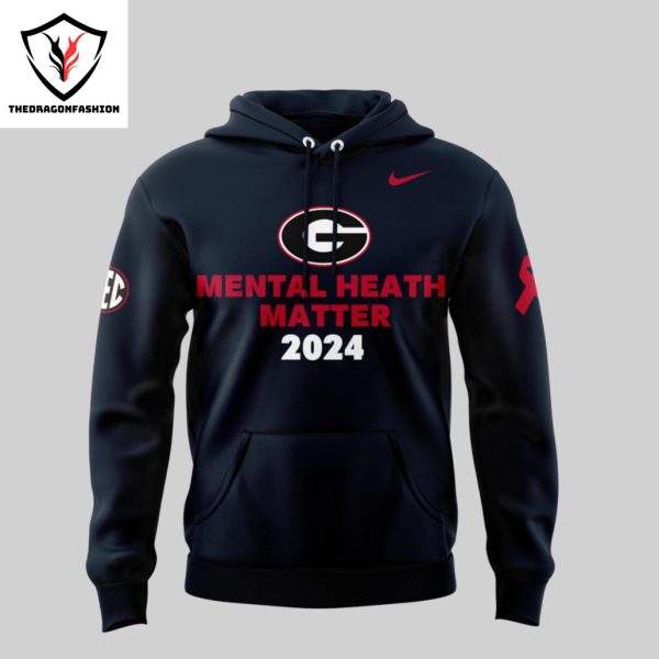 Mental Health Matter Georgia Bulldogs 2024 Hoodie