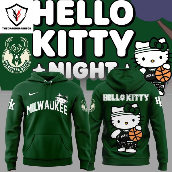 Milwaukee Bucks x Hello Kitty Hoodie – Green