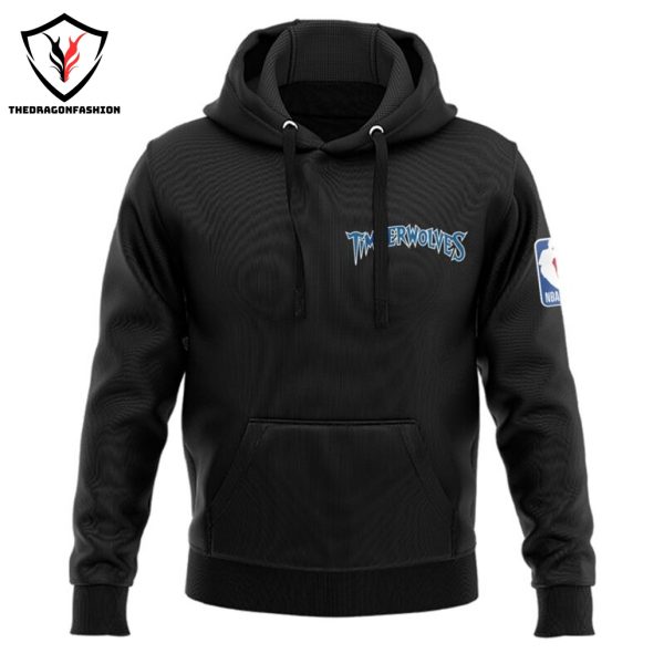 Minnesota Timberwolves Basketball Team Logo Hoodie – Black