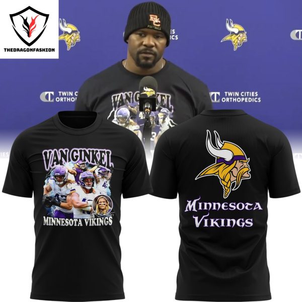 Minnesota Vikings Andrew Van Ginkel Signature 3D T-Shirt