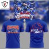 Mountain West Football Champs 2024 Boise State Broncos Back To Back 3D T-Shirt