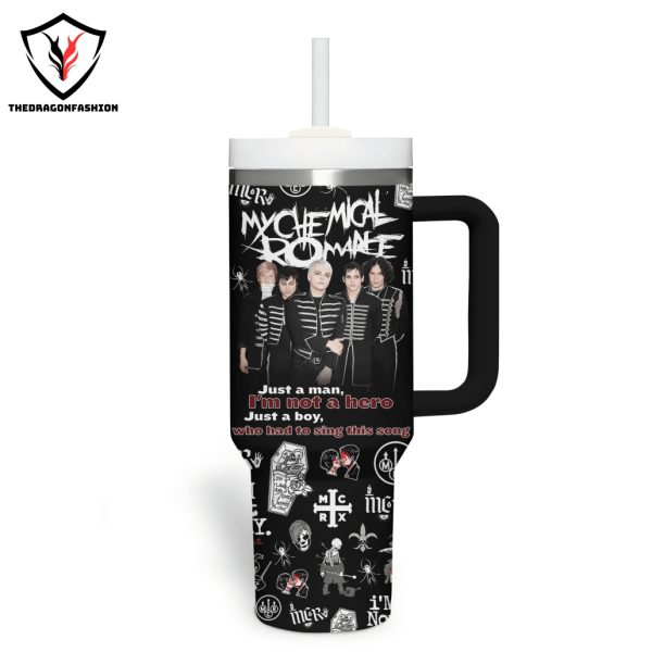 My Chemical Romance Long Live Tumbler With Handle And Straw