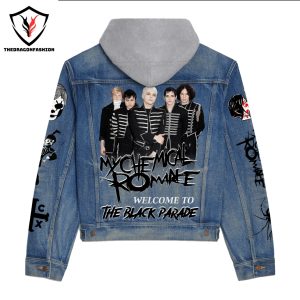 My Chemical Romance Welcome To The Black Parade Hooded Denim Jacket