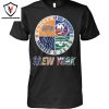 New York Knicks x New York Islanders x New York Yankees x New York Giants Unisex T-Shirt