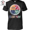 New York Knicks x New York Islanders x New York Yankees x New York Jets Unisex T-Shirt