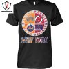 New York Knicks x New York Jets x New York Yankees x New Jersey Devils Unisex T-Shirt