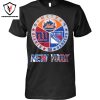 New York Liberty x New York Yankees x New York Knicks x New York Giants Unisex T-Shirt