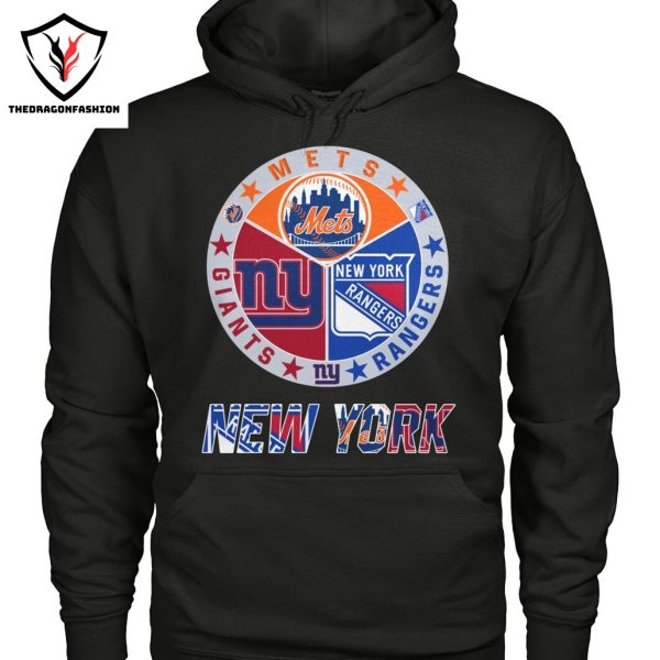 New York Mets x New York Rangers x New York Giants Unisex T-Shirt