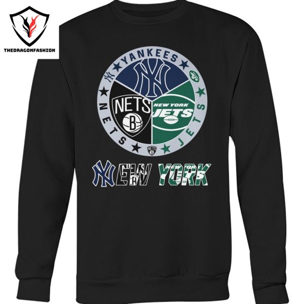 New York Yankees x New York Jets x Brooklyn Nets Unisex T-Shirt