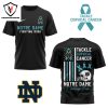 Notre Dame Fighting Irish Tackle Cervical Cancer 3D T-Shirt