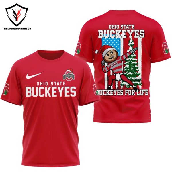 Ohio State Buckeyes – Buckeyes For Life 3D T-Shirt