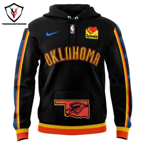 Oklahoma City Thunder Basketball Logo Design Hoodie