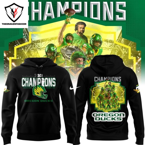 Oregon Ducks 2024 Big Ten Conference Champions Hoodie