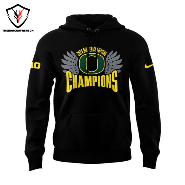 Oregon Ducks 2024 Big Ten Conference Champions Quack Attack Hoodie