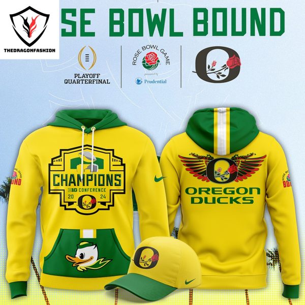 Oregon Ducks 2024 Rose Bowl Games Hoodie